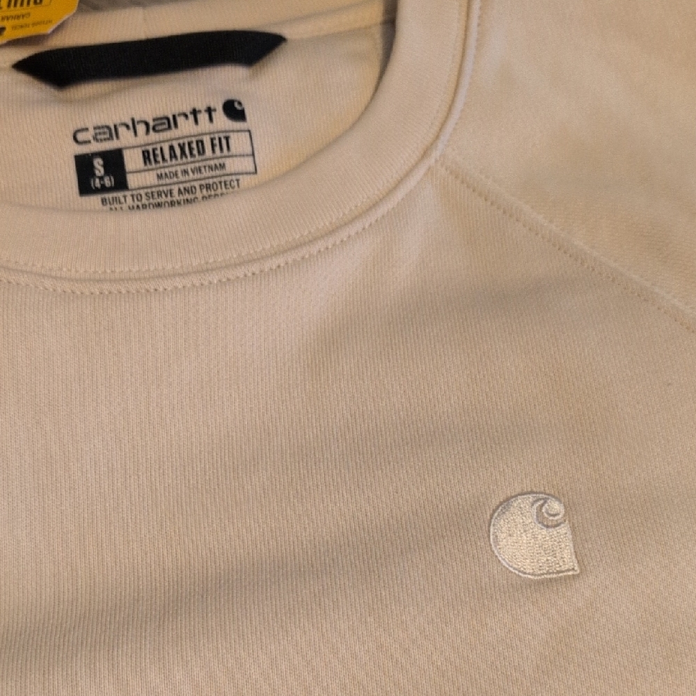 Carhartt Cream Relaxed Fit Sweatshirt
